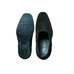 Vibe Walk CH-064 Black genuine leather loafer
