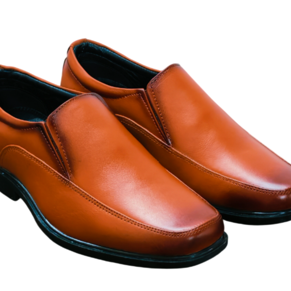 Vibe Walk CH-064 Tan genuine leather loafer