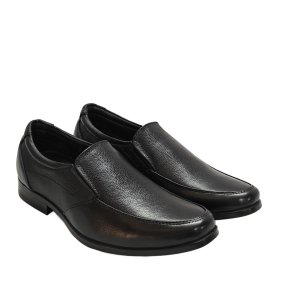 Vibe Walk CH-066 Black genuine leather slip-on shoe
