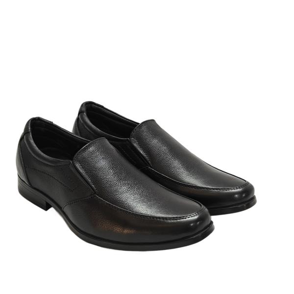 Vibe Walk CH-066 Black genuine leather slip-on shoe