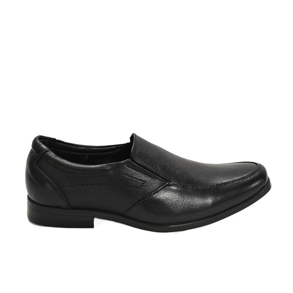 Vibe Walk CH-066 Black genuine leather slip-on shoe