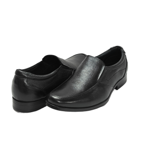 Vibe Walk CH-066 Black genuine leather slip-on shoe