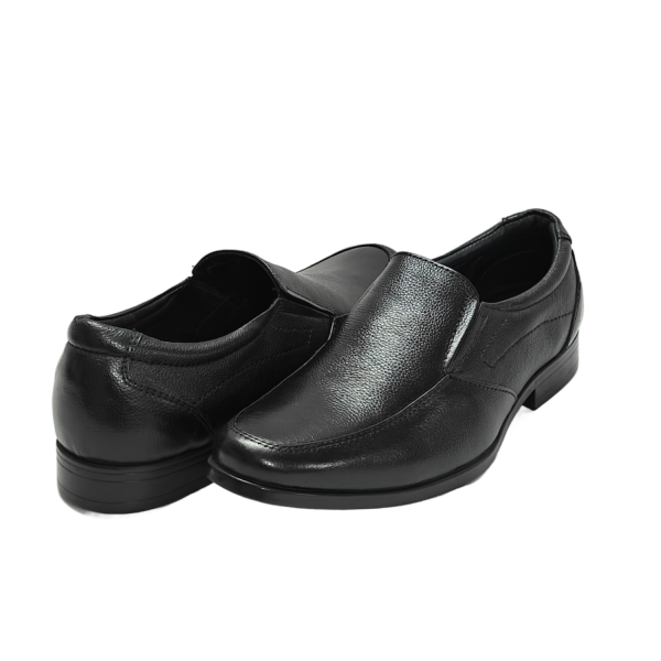 Vibe Walk CH-066 Black genuine leather slip-on shoe