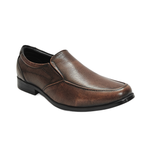 Vibe Walk CH-066 Brown genuine leather slip-on shoe