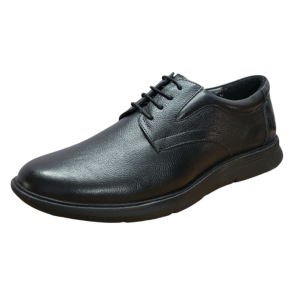 Vibe Walk CH-067 Black genuine leather slip-on shoe