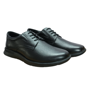 Vibe Walk CH-067 Black genuine leather slip-on shoe