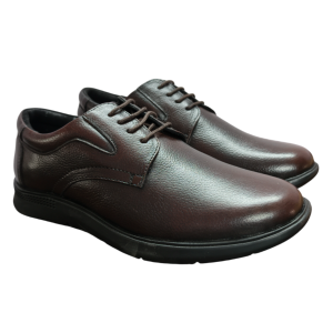 Vibe Walk CH-067 Brown genuine leather slip-on shoe