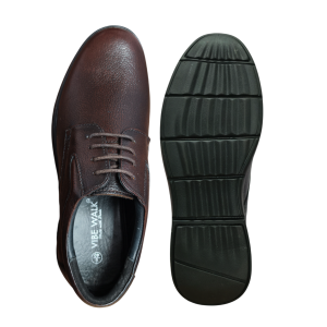 Vibe Walk CH-067 Brown genuine leather slip-on shoe