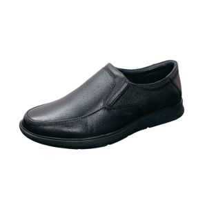 Vibe Walk CH-071 Black genuine leather slip-on shoe
