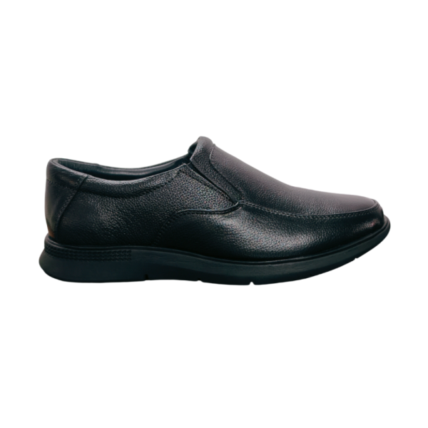 Vibe Walk CH-071 Black genuine leather slip-on shoe