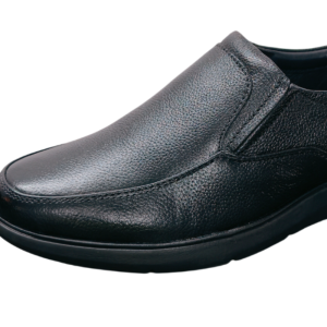 Vibe Walk CH-071 Black genuine leather slip-on shoe
