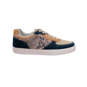 Vibe Walk OPL-202 Navy Beige lightweight walking shoe