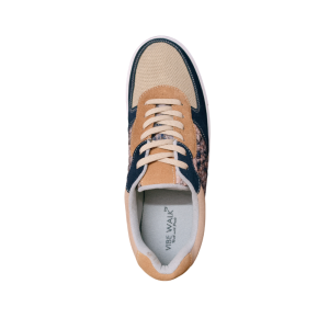 Vibe Walk OPL-202 Navy Beige lightweight walking shoe