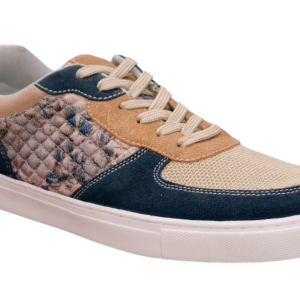 Vibe Walk OPL-202 Navy Beige lightweight walking shoe