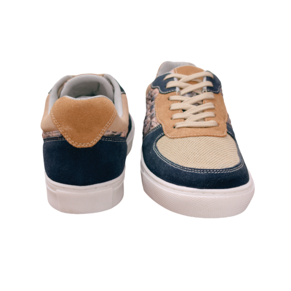 Vibe Walk OPL-202 Navy Beige lightweight walking shoe