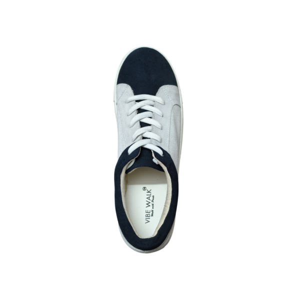 Vibe Walk OPL-203 Grey Navy lightweight walking shoe