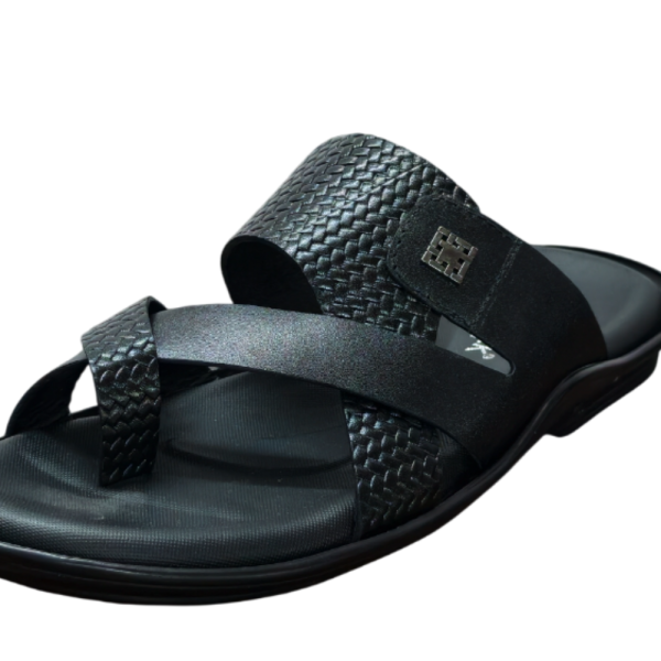 SB-152 Black sandal view 4