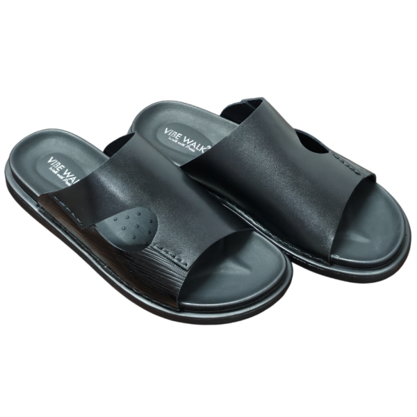 SB-153 Black sandal view 3