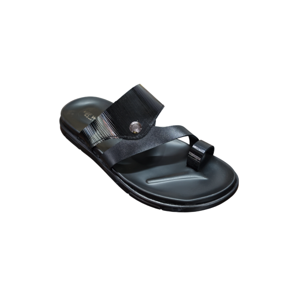 SB-155 Black sandal view 3