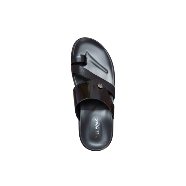 SB-155 Black sandal view 5