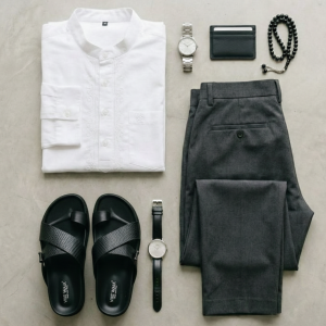 SB-156 Black sandal view 3