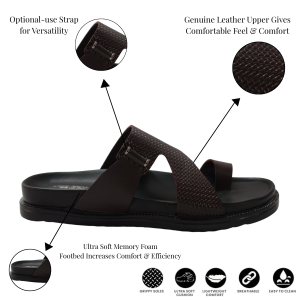 SB-156 Brown sandal view 2