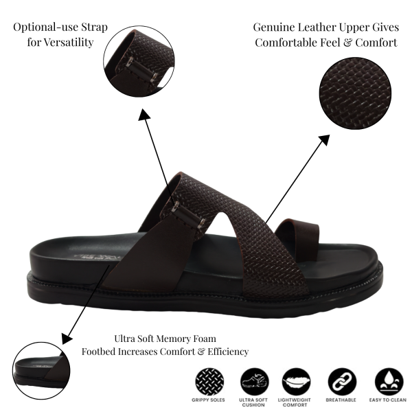 SB-156 Brown sandal view 2