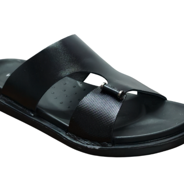 SB-157 Black sandal view 4