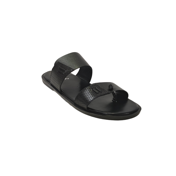 TR-113 Black sandal view 3