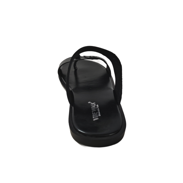 TR-113 Black sandal view 4
