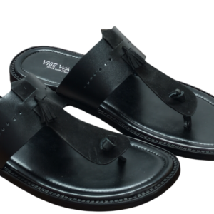TR-114 Black sandal view 4