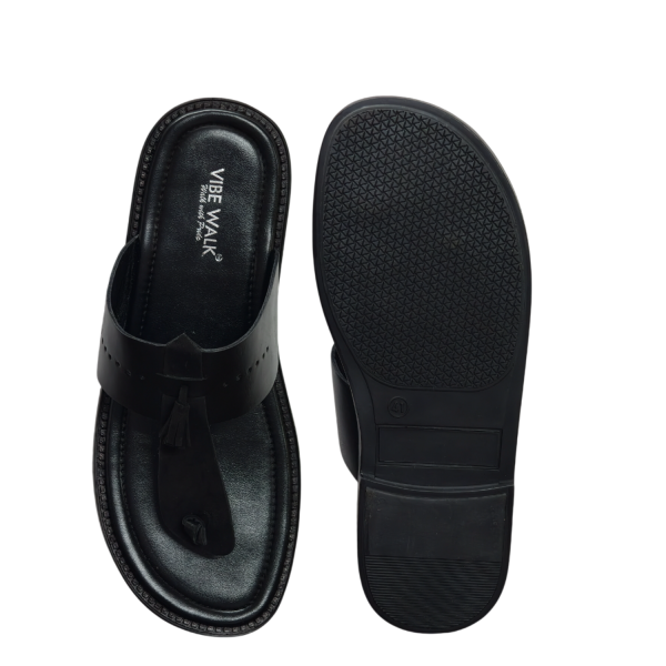 TR-114 Black sandal view 5