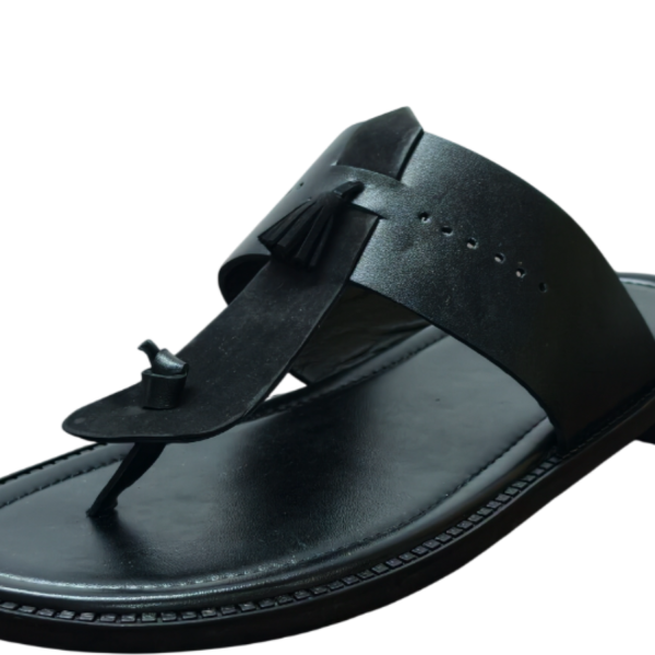 TR-114 Black sandal view 6