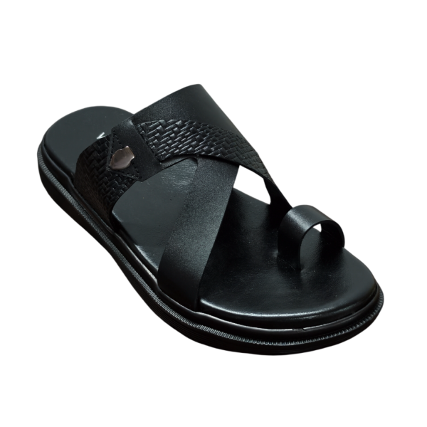 TR-116 Black sandal view 3
