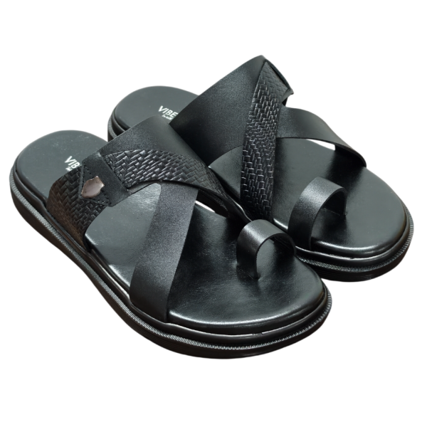 TR-116 Black sandal view 4