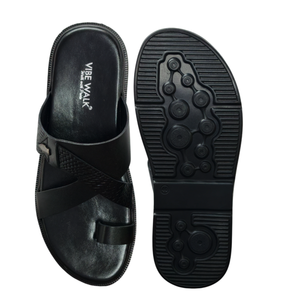 TR-116 Black sandal view 5