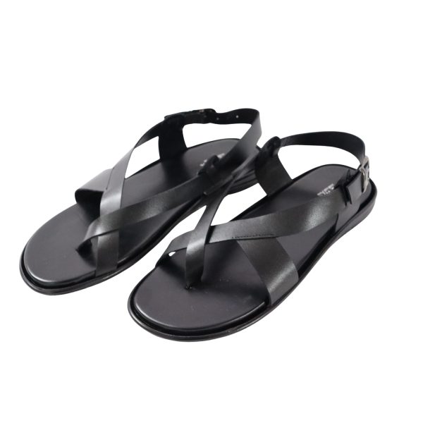 TR-117 Black sandal view 3