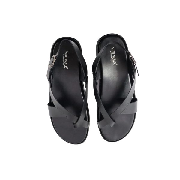 TR-117 Black sandal view 5