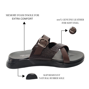 TR-118 Brown sandal view 3