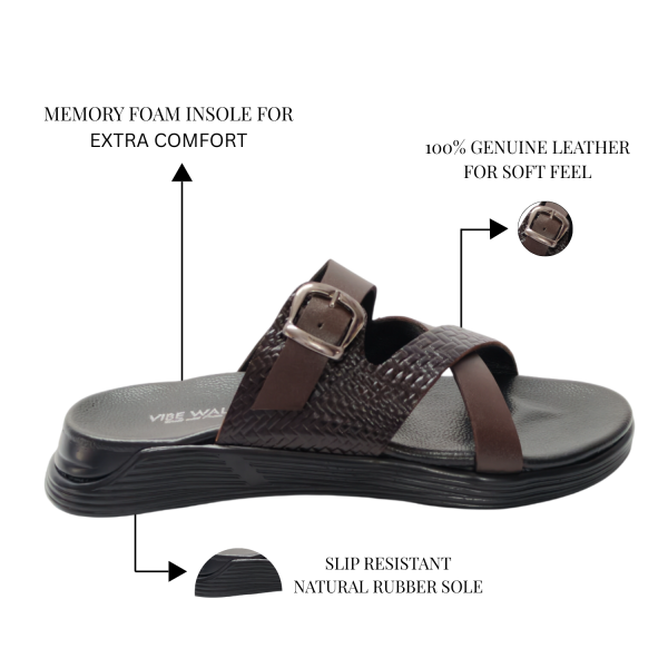 TR-118 Brown sandal view 3
