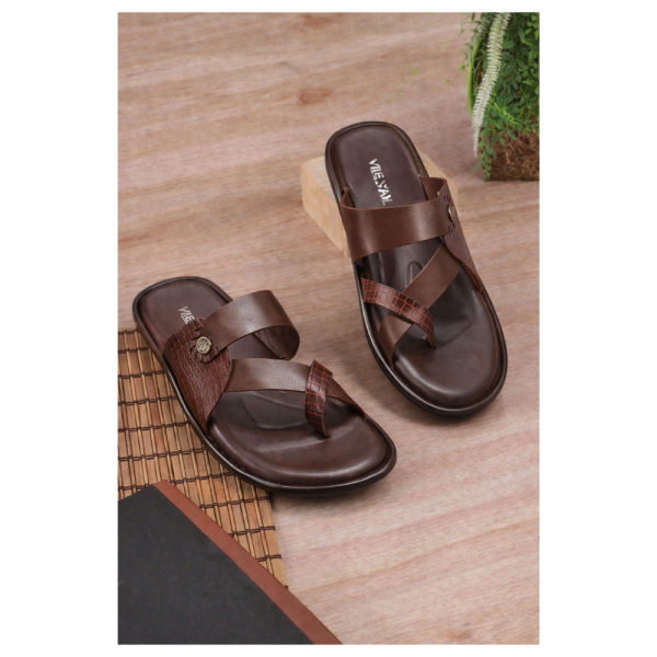 TR-119 Tan sandal view 2